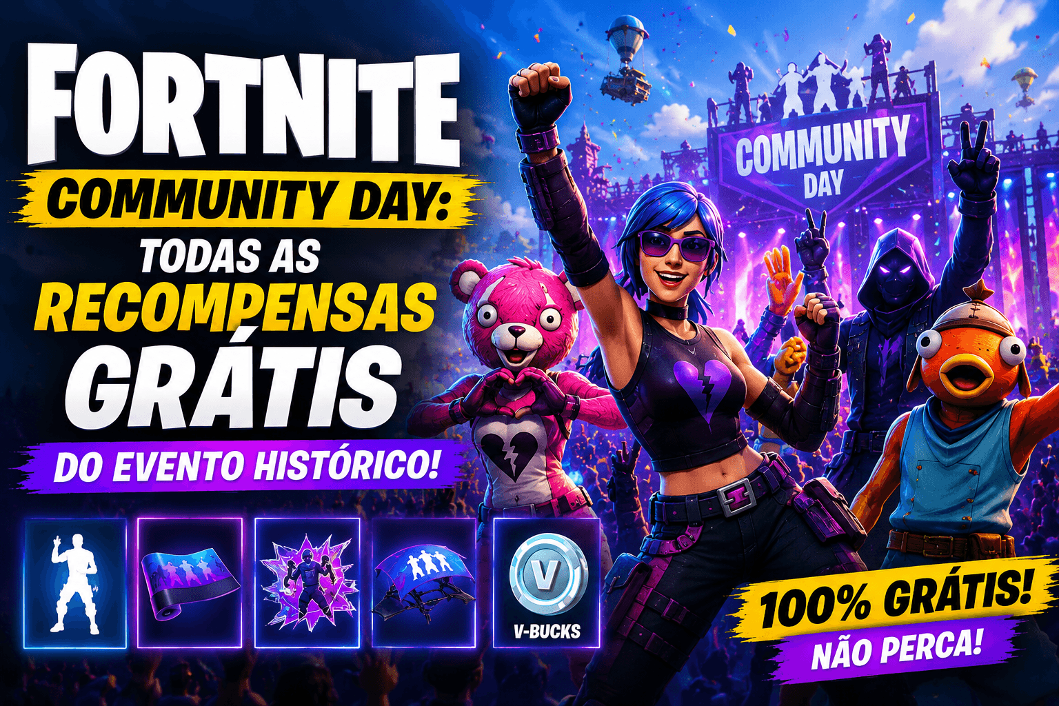 Fortnite Community Day 2026: Recompensas