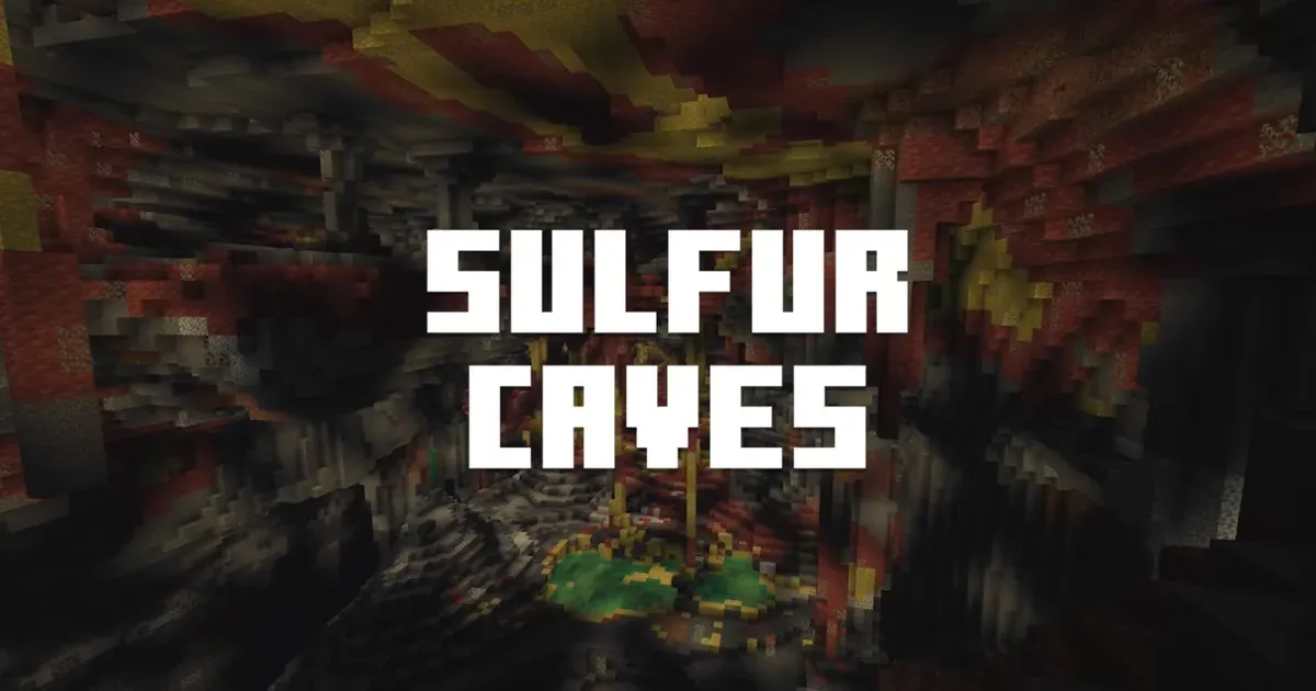 Sulfur Caves no Minecraft: Guia do Bioma